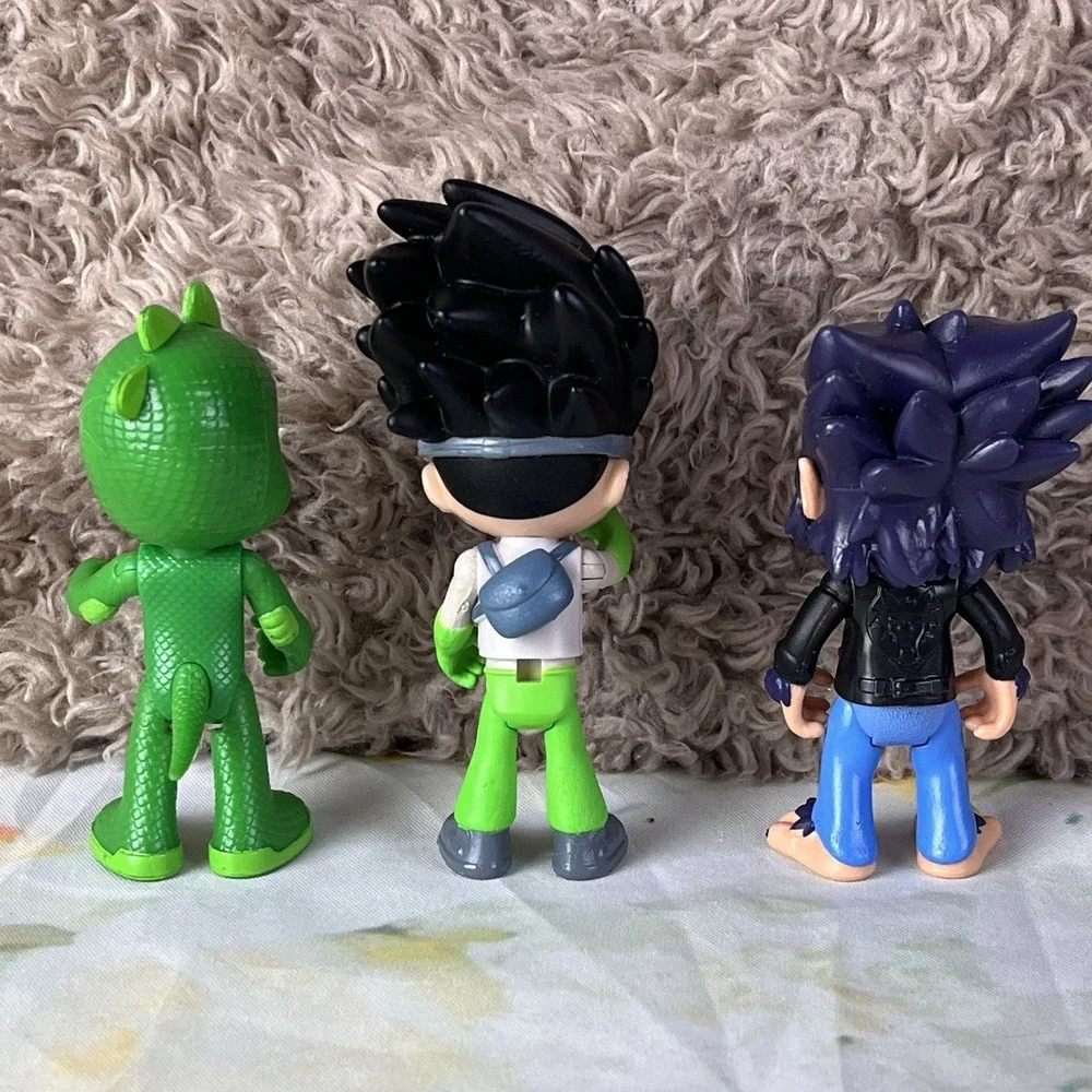 PJ Masks Toy Action Figures Green Gekko Howler Wolfy Wolfie Romeo Villains Lot